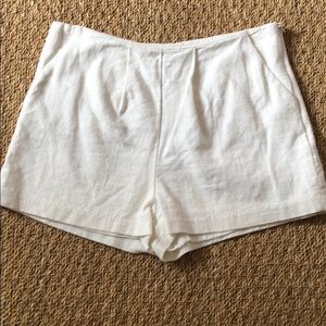 White shorts